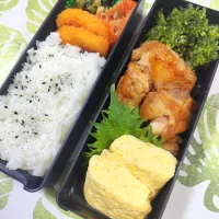 チキンのスパイス焼お弁当です✨| rikako♪。.:＊さん