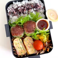 ピーマンの肉詰め弁当！|ikumonさん