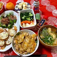 おひさ親子丼🐓🐣|さくたえさん