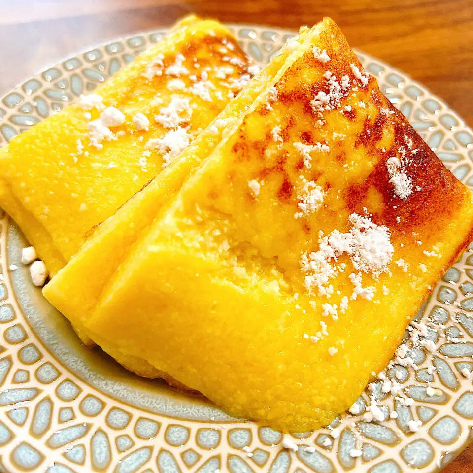 とうふフレンチトースト🍞|こじめろ。さん