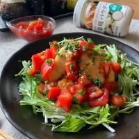 鶏むね☆トマトポン酢だれ|スイーツポテトさん