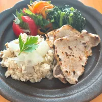 新玉ねぎの出汁炊きごはん|れいさん