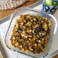 筍と高菜の豚そぼろ|まりおさん