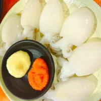 紋甲いかの明太マヨ| 豆大福さん