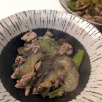 豚ひき肉春雨のオイスター炒め（シニア食）