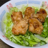 甘辛からあげ丼|ぱんだのままんさん