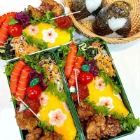 2026,04,16 オムライス♡唐揚げお弁当さん🍱| kayoo_ch517♡1姫3太郎と２モル♡mamaさん