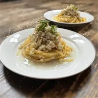 鯛アラと筍のラグー