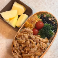 娘お弁当（豚焼肉）|takezooさん