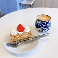 ナポレオンパイとカフェラテ|ちゃみこさん