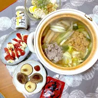 大分県産みこし白ねぎ6本60円！！のネギ鍋🍲|さくたえさん