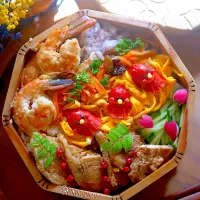 バラエティのっけ弁当|kukulutomo ❁𓎪 ⡱𓎩‎𐩢𐩺𓎪 ⡱さん