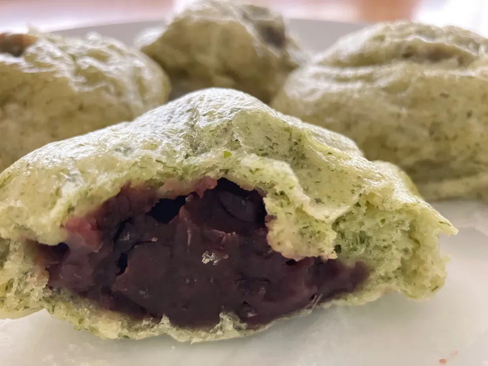 ＊よもぎ蒸し餡パン🌿＊|＊抹茶＊さん