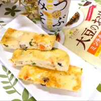 とんちんさんの料理 ぎせい豆腐 ~大豆のお肉入り ·͜·♡