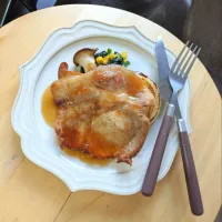 ポークソテー＆新玉葱ステーキ|mi_neneco♪さん