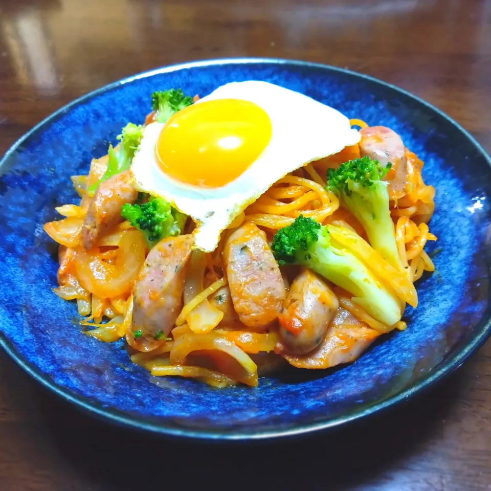 わんぱくナポリタン😋🍝👍|ソコツモノさん