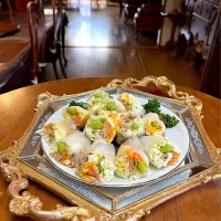 henryさんの料理 ベトナム🇻🇳クチライスペーパー作業場で購入＊生春巻き|henryさん
