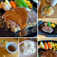 ハンバーグ定食@十勝ヌップクガーデンレストラン|morimi32さん