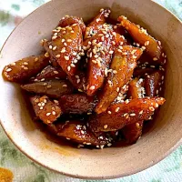 箸が止まらない😱💖ごぼうの揚げ煮| つるひめさん
