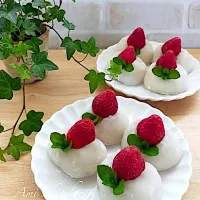 イチゴ大福☺️🍓| あみさん