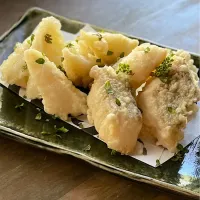 真鯛と筍の天ぷら木の芽風味|七海さん