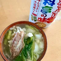 塩焼きからの鯛のあら汁|sana.ayaさん