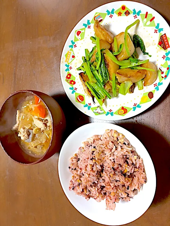 蕪のガリバタ焼き|タベスギパパさん