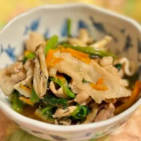 ほうれん草と豚肉の炒め煮| ももさん