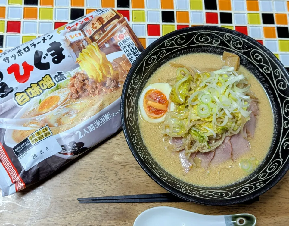 札幌ラーメンひぐま白味噌味|じんさん