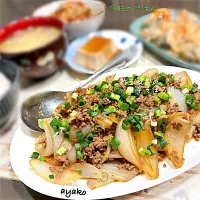 新玉ねぎの甘辛そぼろ煮| 亜矢子さん