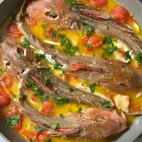 カナガシラのアクアパッツァ