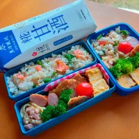 次男・私弁当|tamagomagomagoさん