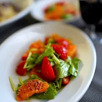 苺とオレンジ、ルッコラのサラダ| Junさん