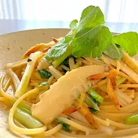 4/17 春野菜たっぷりアーリオオーリオ