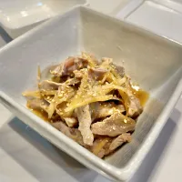 砂ずりのポン酢漬け|ぎんさん