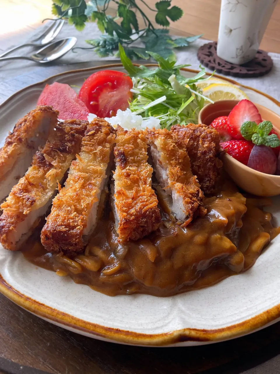 カツカレー☆ワンプレート|スイーツポテトさん