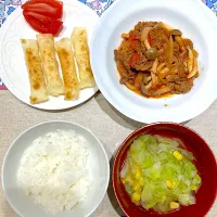 牛肉トマト煮とチーズ巻き|おしゃべり献立さん