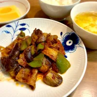 回鍋肉風豚肉と茄子の味噌炒め|リフルシャッフルさん