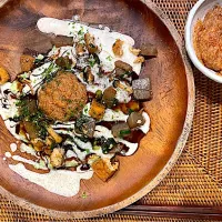 お好み焼き+明太子風マヨネーズ|kyon2さん