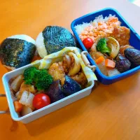 次男・私弁当|tamagomagomagoさん