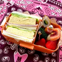2026 4月18日サンドイッチ弁当| あけみさん