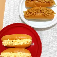 卵パン、焼きそばパン|あやもこさん