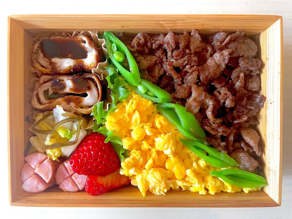 今日のお弁当⑩|もふもふへそ天さん