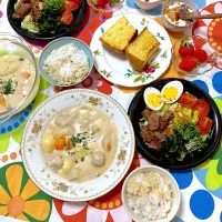 米糀ミルクでシチュー🧡|さくたえさん