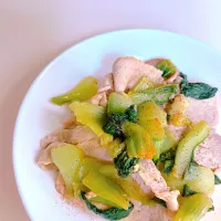 豚肉と青梗菜炒め🥬🐖|sakiさん