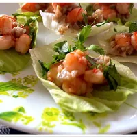 エビ餡のレタス包み♪|ワイントンさん
