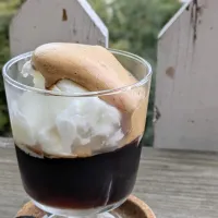 ジェラートカフェ茶茶でコーヒーゼリーと抹茶アイスぜんざいとスコーン| いりごまさん