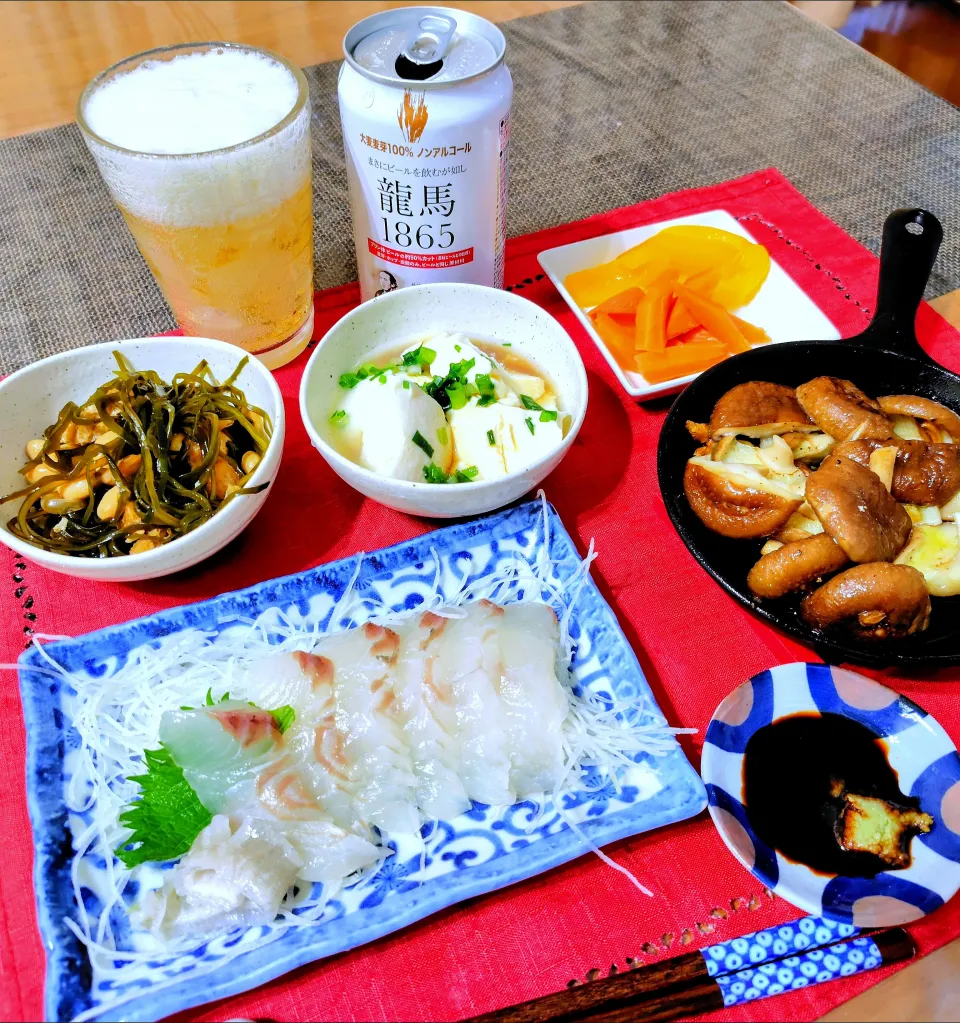 【主菜】カレイのお刺身|シュビラさん