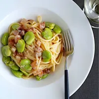 そら豆のパスタ