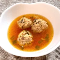 肉団子スープ(皮無し水餃子)